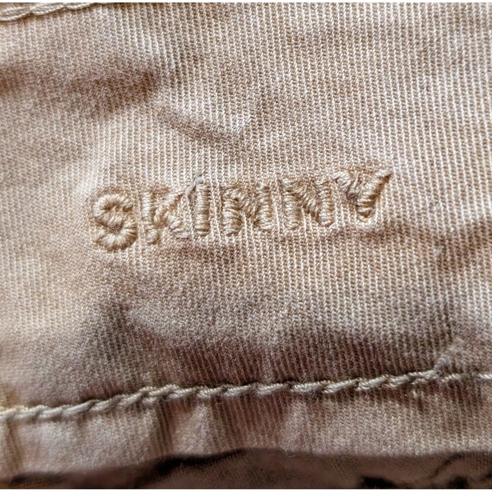 NWOT American Eagle Size 28x29 Khaki Pants Skinny Chino Flex Preppy Workwear * - Picture 8 of 12